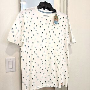 Free Planet Palm Tree T Shirt Mens M